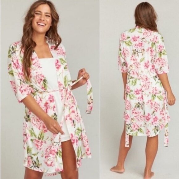 Show Me Your MuMu Other - SHOW ME YOUR MUMU Robe Lounge Sleepwear O/S No Belt Floral Flowers Women SMYM
